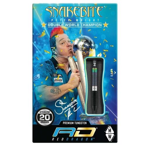 Red Dragon Lotki Red Dragon Peter Wright Snakebite World Champion Diamond Edition 90%