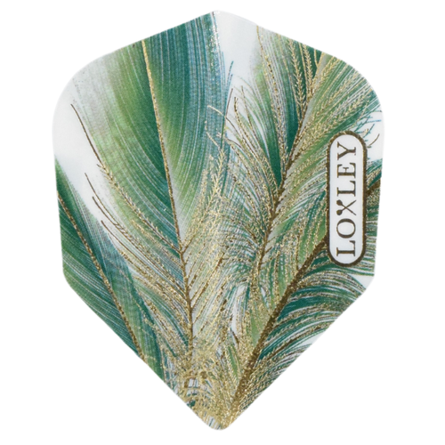 Loxley Piórka Loxley Feather Green & Gold NO6