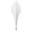 CUESOUL Cuesoul - TRAJ AK8 Integrated Dart Flights - Cloud Shape - White