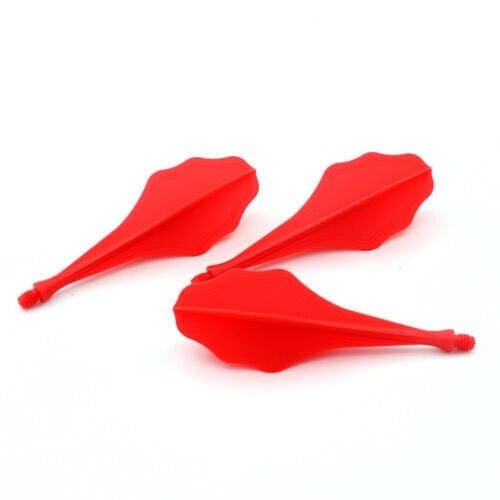 CUESOUL Cuesoul - TRAJ AK8 Integrated Dart Flights - Cloud Shape - Red