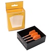 CUESOUL Cuesoul - ROST T19 Integrated Dart Flights - Standard Shape - Clear Orange