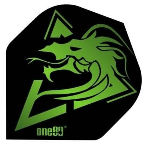 ONE80 Piórka ONE80 Serpent Green
