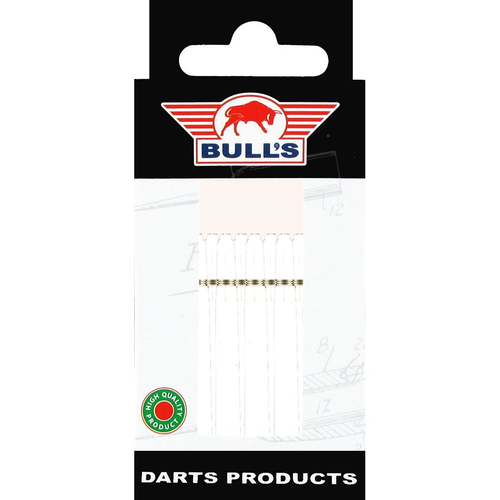 Bull's Shafty Bull's - 5-Pack Nylon The Original Long + Ring - White