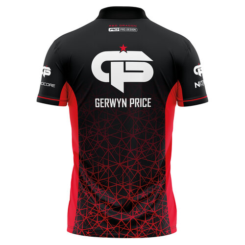 Red Dragon Red Dragon Gerwyn Price Signature Red Polo