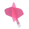 CUESOUL Cuesoul ROST T19 Integrated Dart Flights Small Standard Wing Carbon Pink
