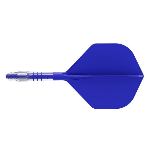 CUESOUL Cuesoul ROST T19 Integrated Dart Flights Small Standard Wing Carbon Blue