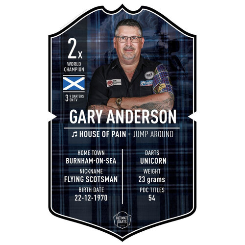 Ultimate Darts Ultimate Darts Card Gary Anderson