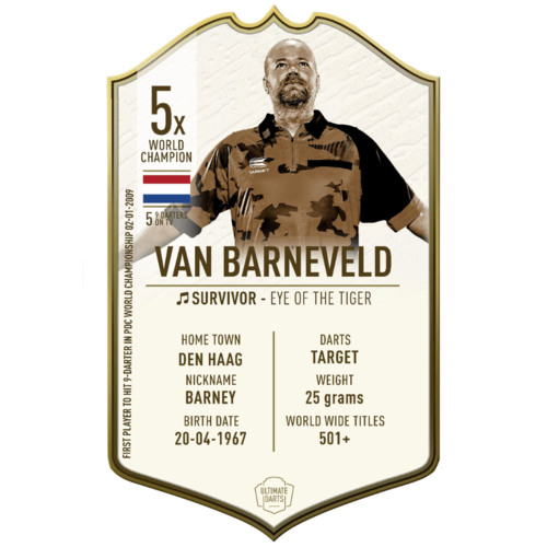 Ultimate Darts Ultimate Darts Card Immortals Raymond van Barneveld