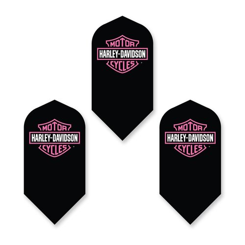 DW Original Piórka DW Harley Davidson Pink Logo Slim