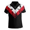 Shot Shot Michael Smith White Strip Polo Shirt - Koszulka do dart