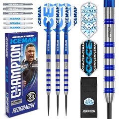 Lotki Red Dragon Gerwyn Price Iceman Cool Blue Series 80% Ekskluzywna Edycja Dartshopper