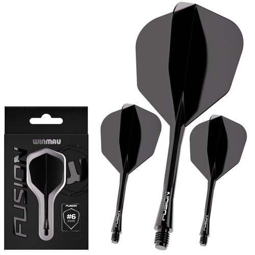 Winmau Winmau Fusion Solid Black NO6