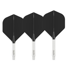 Piórka Red Dragon Nitro Flite System White Black NO2
