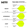 Red Dragon Piórka Red Dragon Nitro Flite System White Yellow NO2