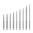 KOTO Tapered Grip Dart Points Silver
