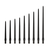 KOTO Tapered Dart Points Black