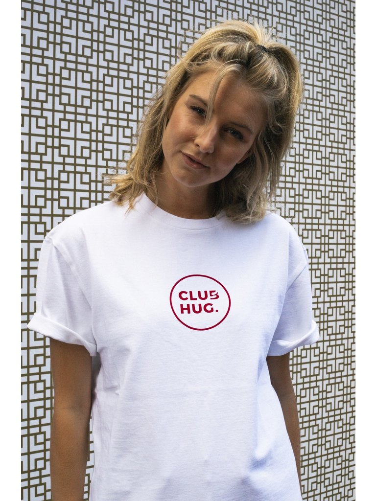 Club HUG Wit Shirt (unisex)