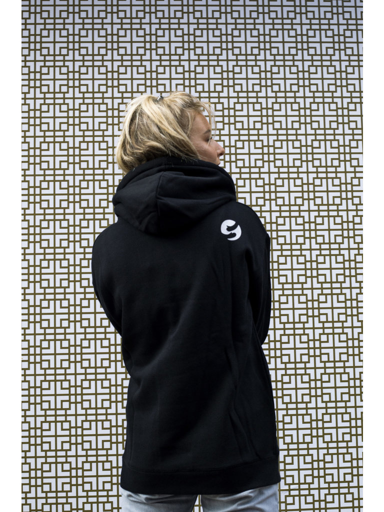 Club HUG Zwarte Hoodie (unisex)