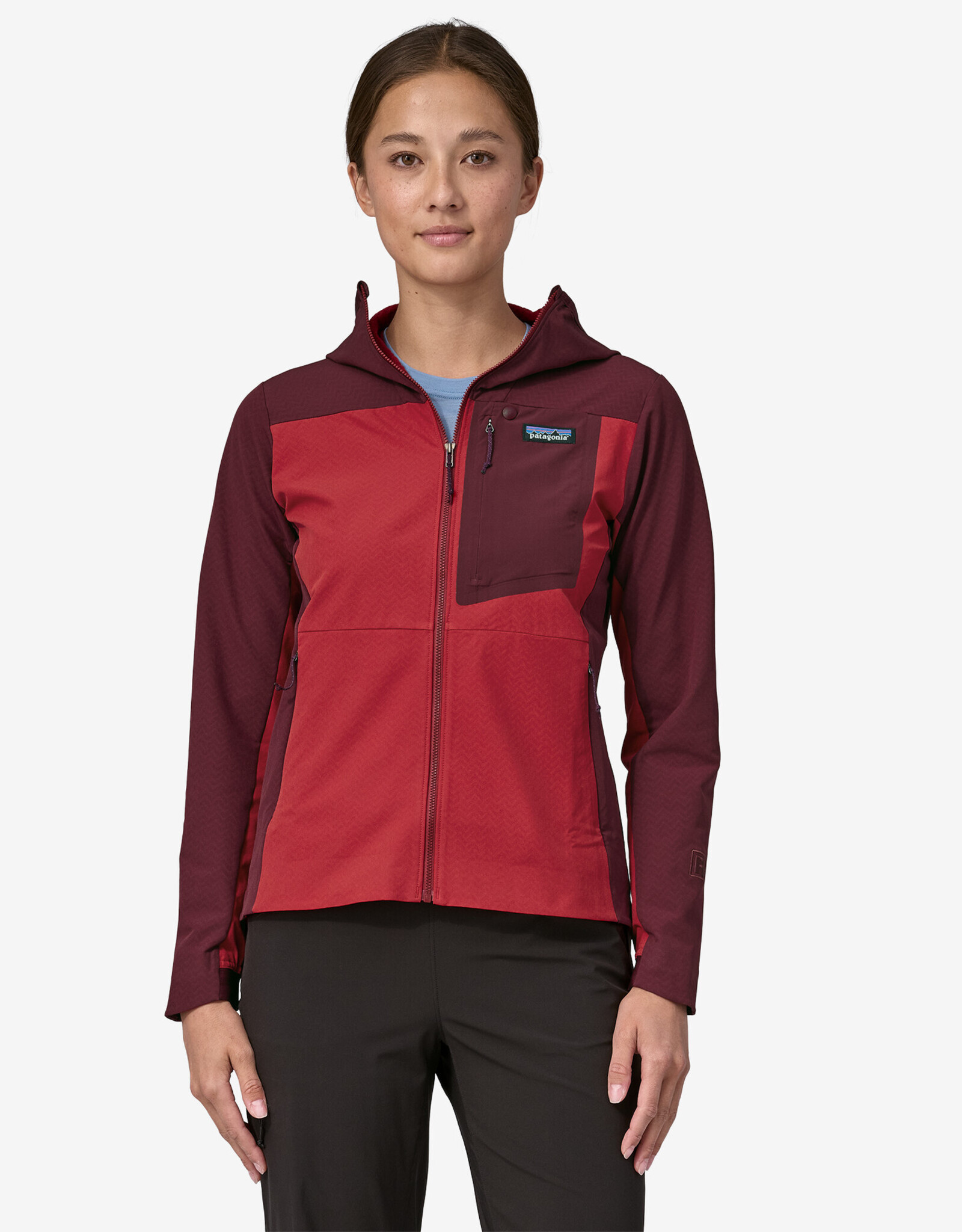 patagonia w's R1 CrossStrata Hoody (85450)