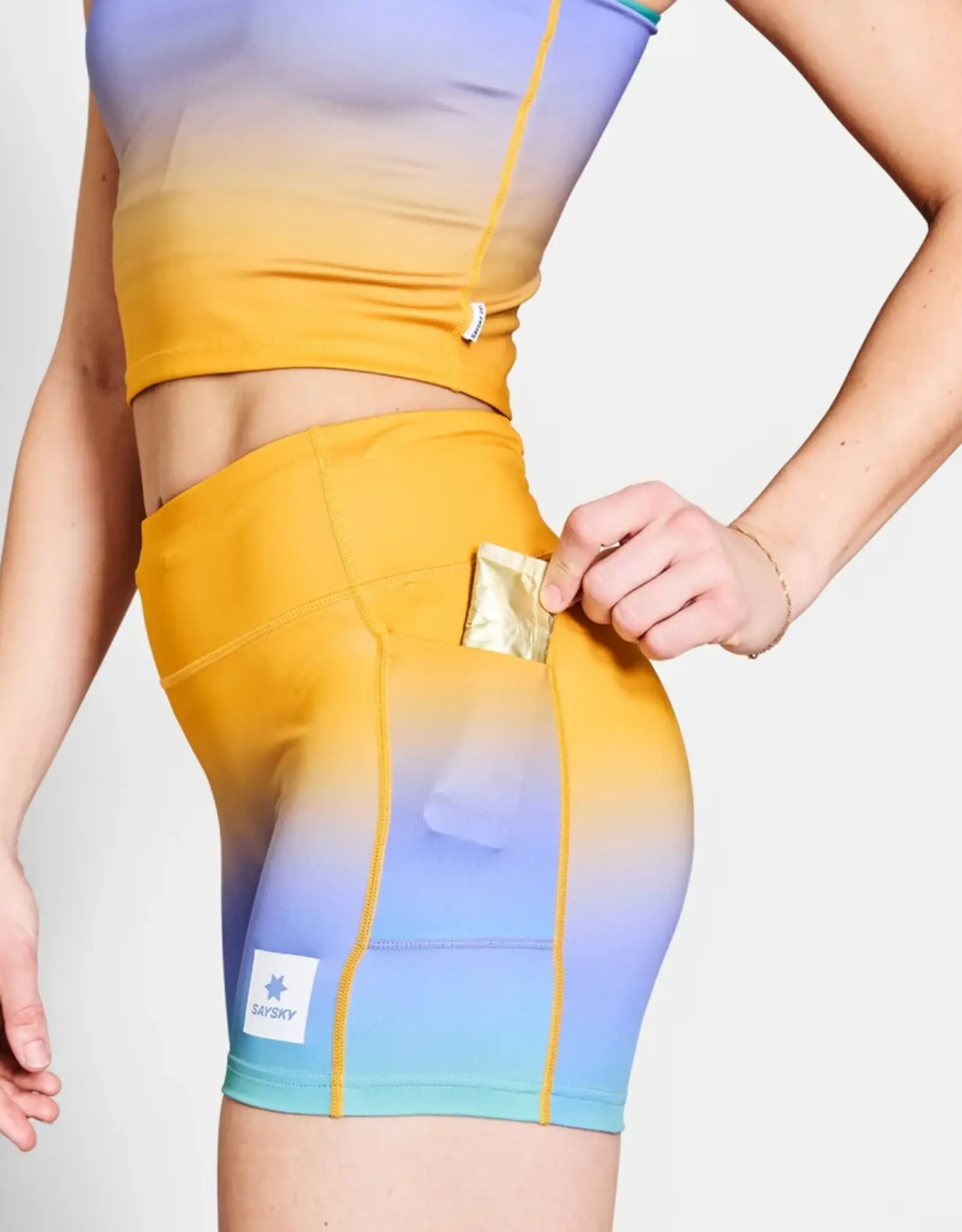 Saysky w Drip Dye Combat + short tights 4"