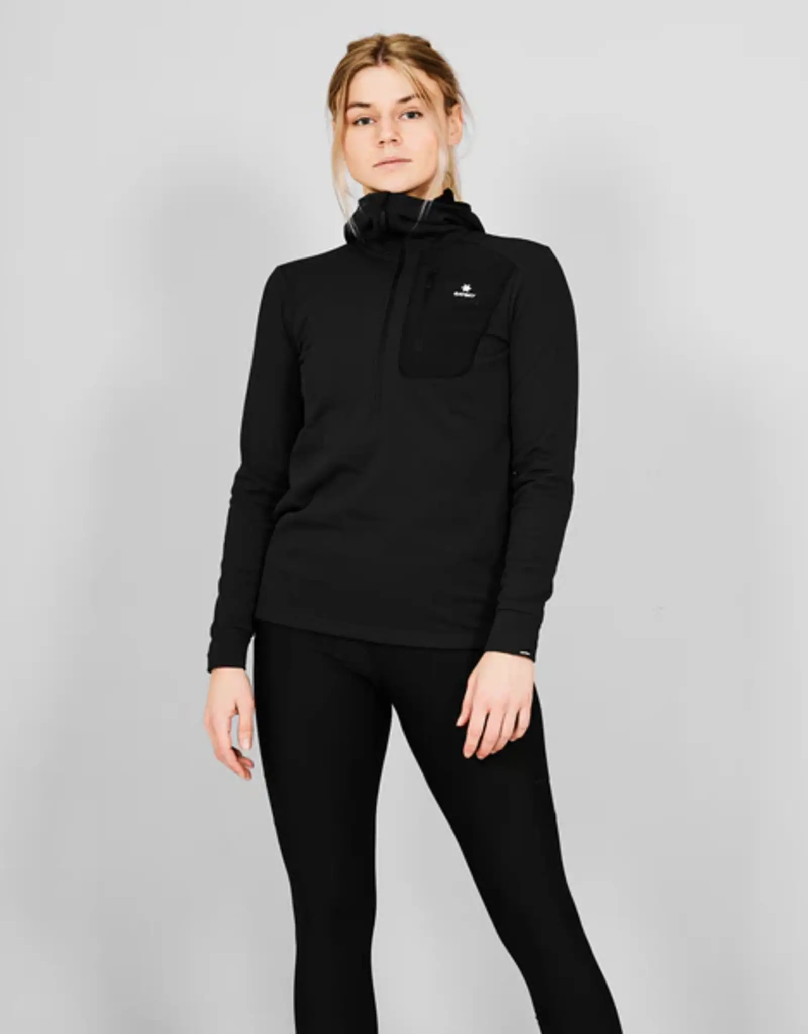 Saysky W combat half zip fleece hoodie