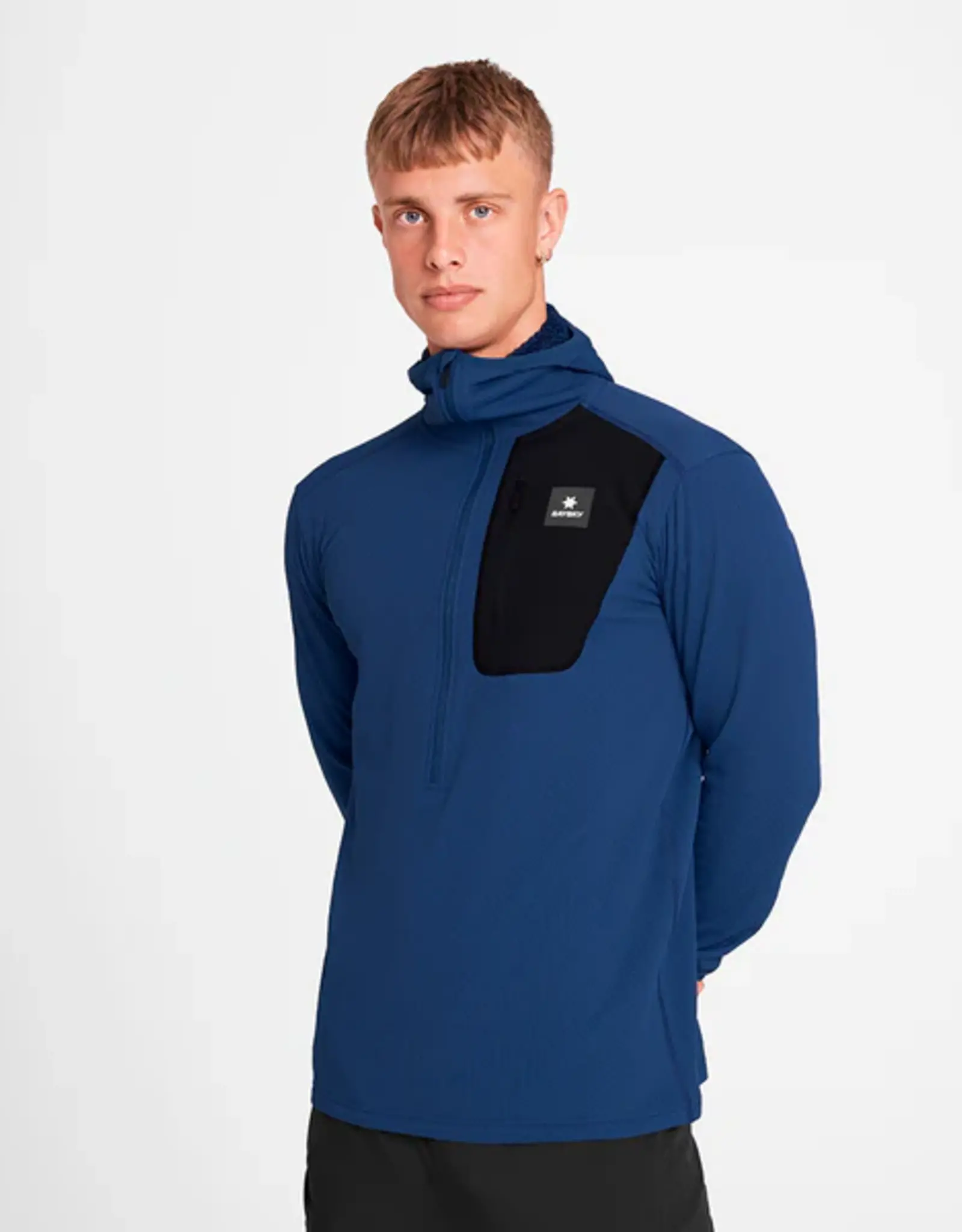 Saysky Combat half zip fleece hoodie