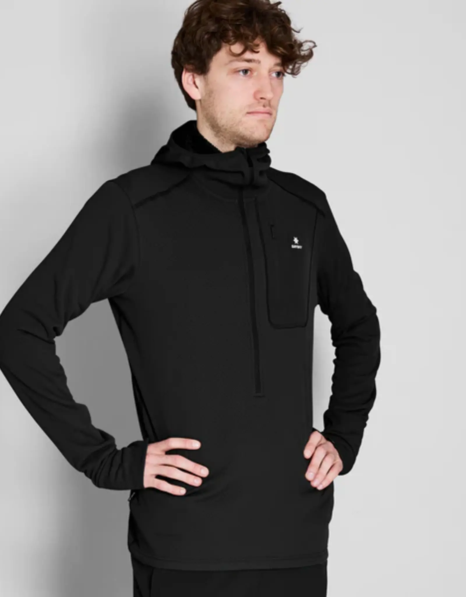 Saysky Combat half zip fleece hoodie