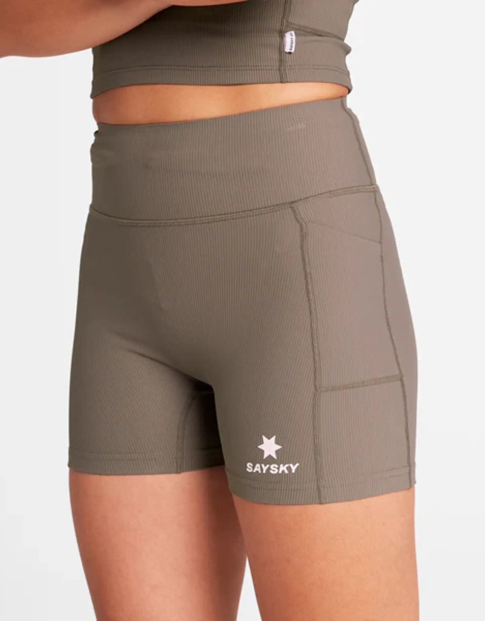 Saysky W combat + rib short tights 4"