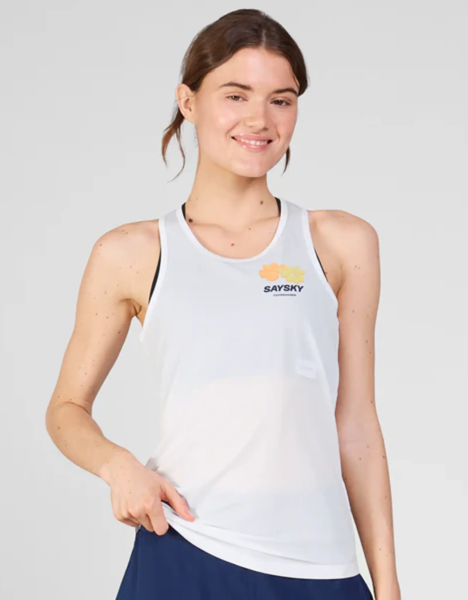 Saysky W Flower Combat Singlet white