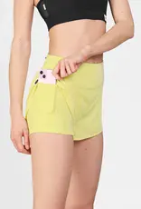 Saysky W Flower Pace shorts 3" yellow