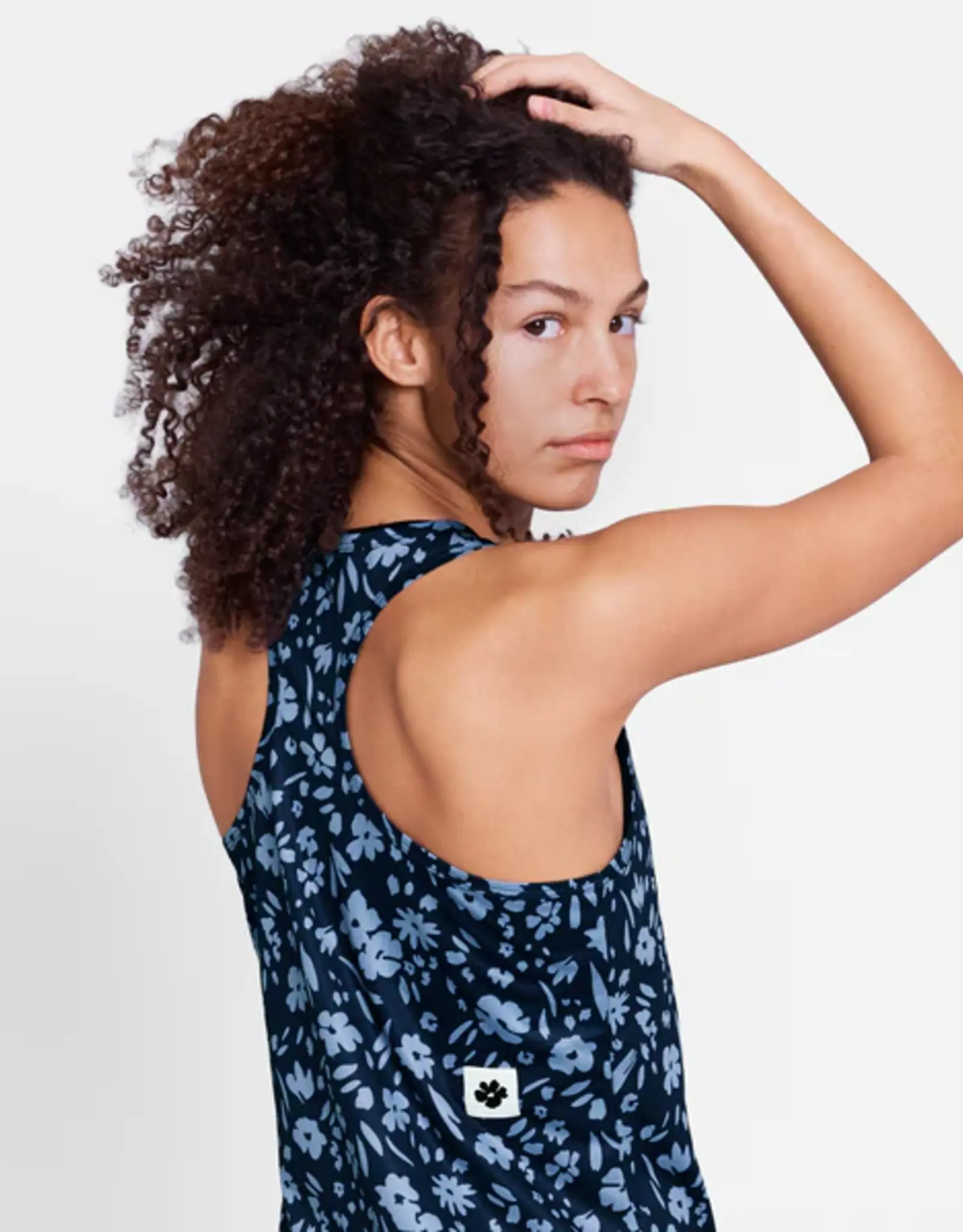 Saysky W Flower Combat Singlet (Blue flower)