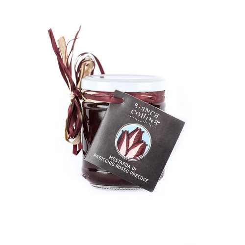 Bianca Collina Mostarda di radicchio rosso precoce - 220 g Bianca Collina Mostarda di radicchio rosso precoce - 220 g