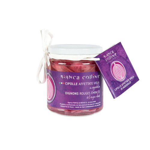 Bianca Collina Cipolline affettate viola in agrodolce - 290 g Bianca Collina Cipolline affettate viola in agrodolce - 290 g