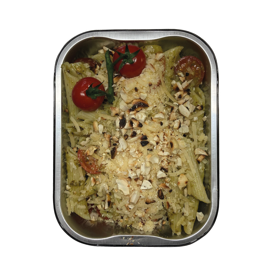 Penne Rigate au pesto etytomates cerises