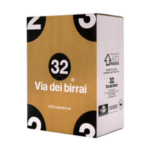 32 Via dei birrai 32 NEBRA Birra  - 8,0% de Vol - 750 ml