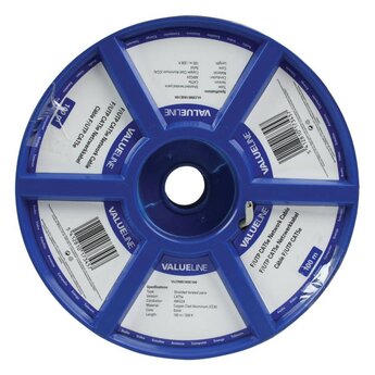 Valueline CAT 5e solid F/UTP kabel op rol 100 meter