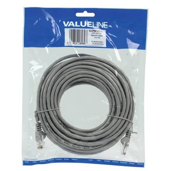 Valueline UTP CAT5E netwerkkabel grijs 10 meter