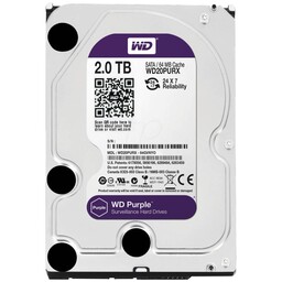 WD Western Digital WD20PURX 2TB 3.5" Internal Hard Drive - SATA - 64 MB Buffer