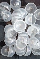 Lege capsules 50 mm Kleurmix/transparant 50 stuks