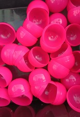 Lege Capsules 50 mm roze/transparant 100 stuks