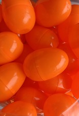 Lege capsules ovaal oranje 57x40 mm