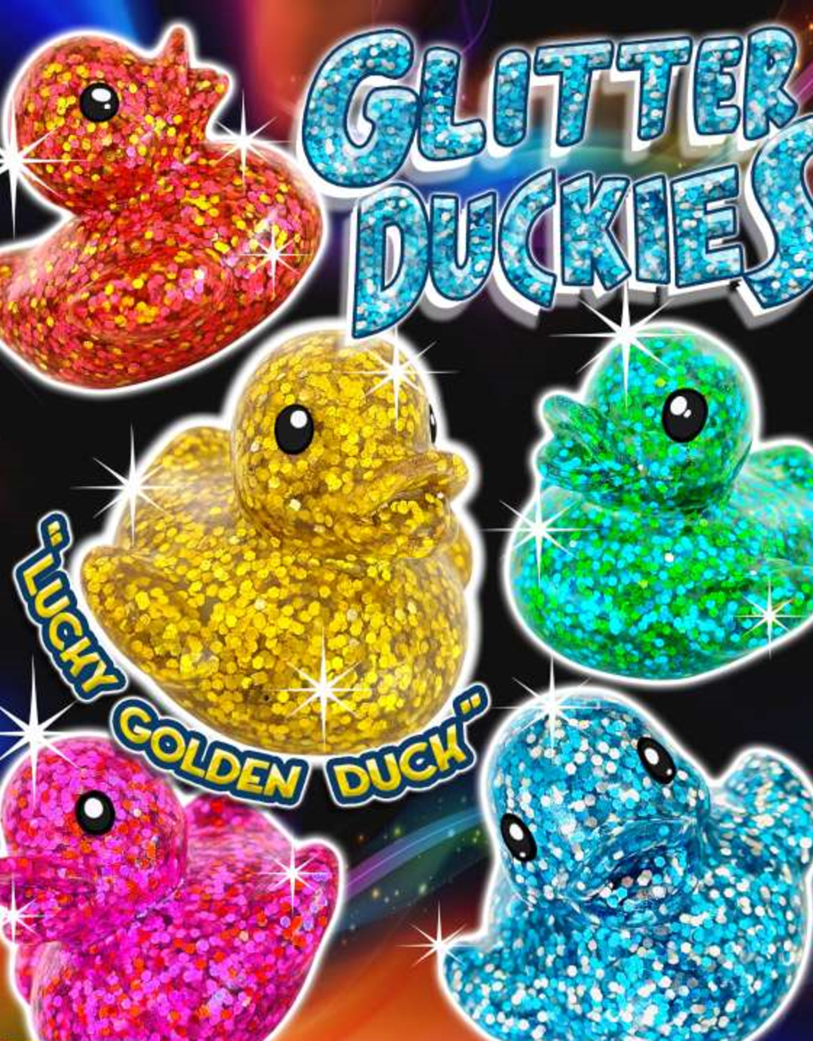 Glitter duckies