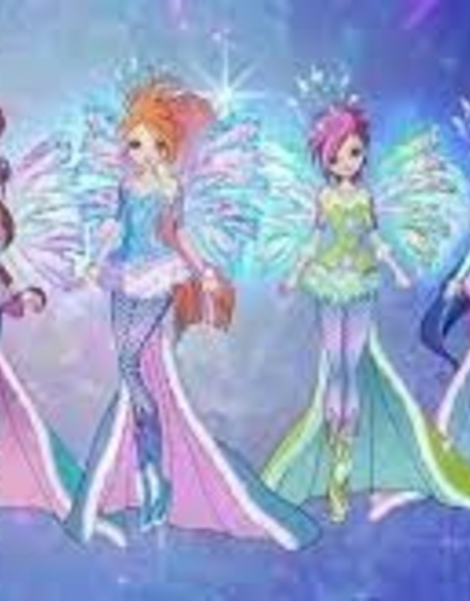 Winx  Club Poppetjes met sticker