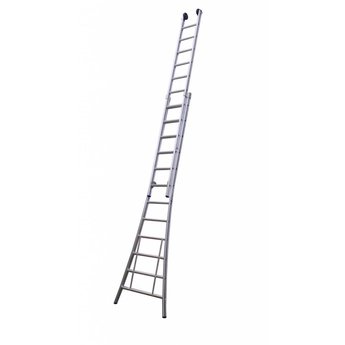 Maxall Tweedelige ladder 2x10 Maxall premium | werkhoogte 5,15 m.