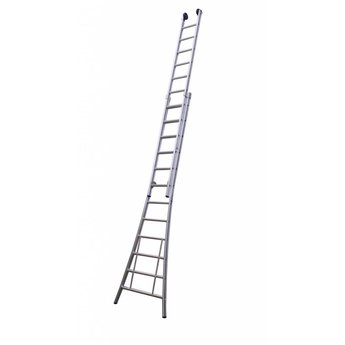 Maxall Tweedelige ladder 2x12 Maxall basic | werkhoogte 6,5 m.