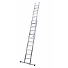 Maxall Tweedelige ladder 2x10 Maxall recht met stabiliteitsbalk