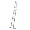 Maxall Tweedelige ladder 2x12 Maxall recht met stabiliteitsbalk