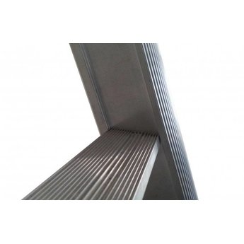 Maxall Tweedelige ladder 2x14 Maxall recht met stabiliteitsbalk | werkhoogte 7,5 m.