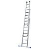 Maxall Driedelige ladder 3x9 Maxall recht met stabiliteitsbalk