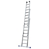 Maxall Driedelige ladder 3x14 Maxall recht met stabiliteitsbalk